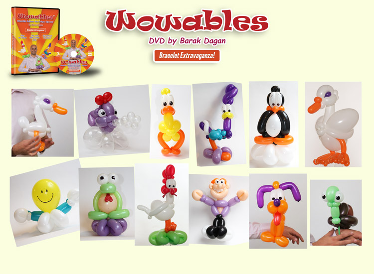 Wowables balloon modelling DVD by Barak Dagan