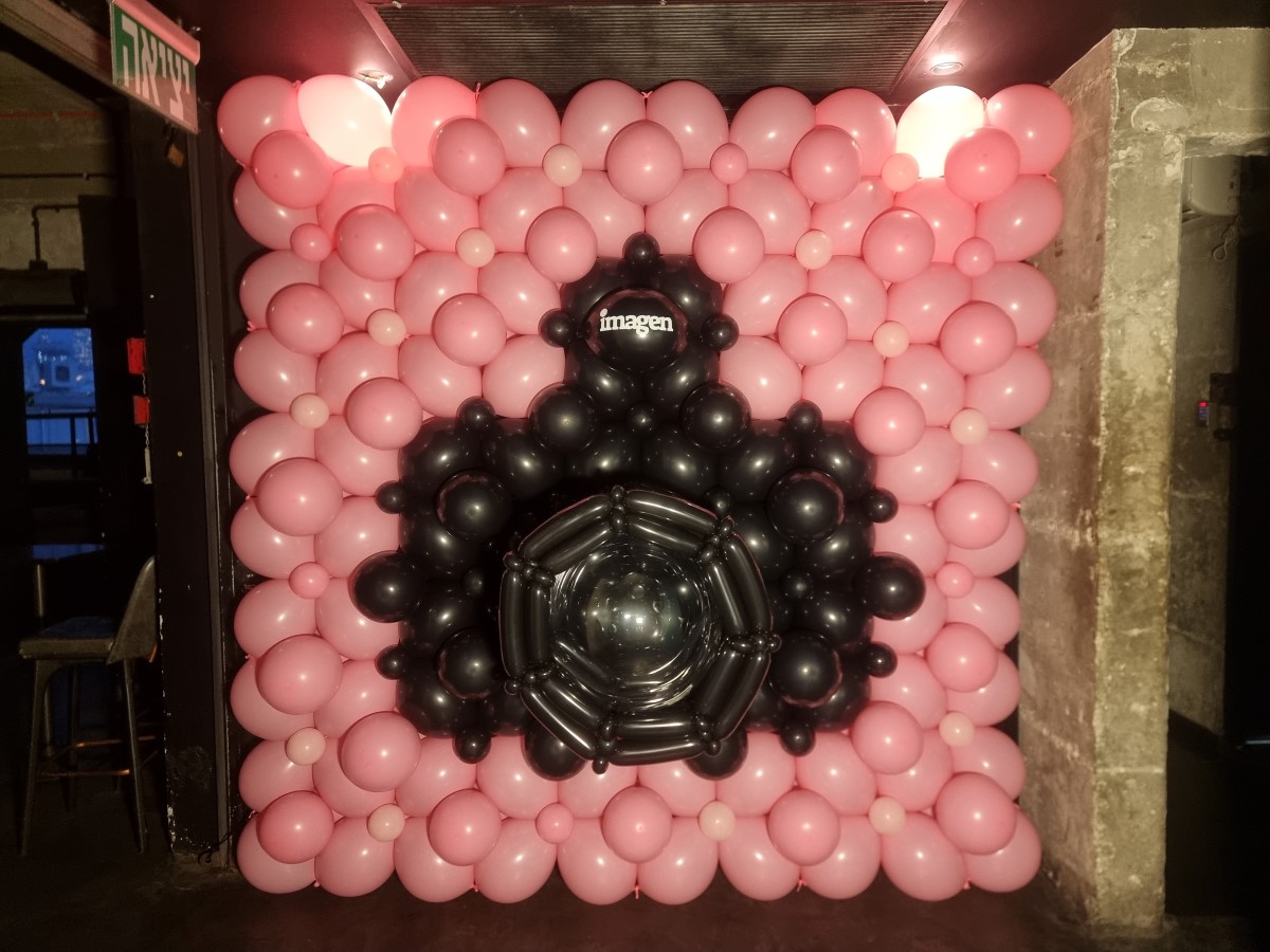 קיר בלונים לחברה שמפתחת תוכנות צילום קיר בלונים לחברה שמפתחת תוכנות צילום