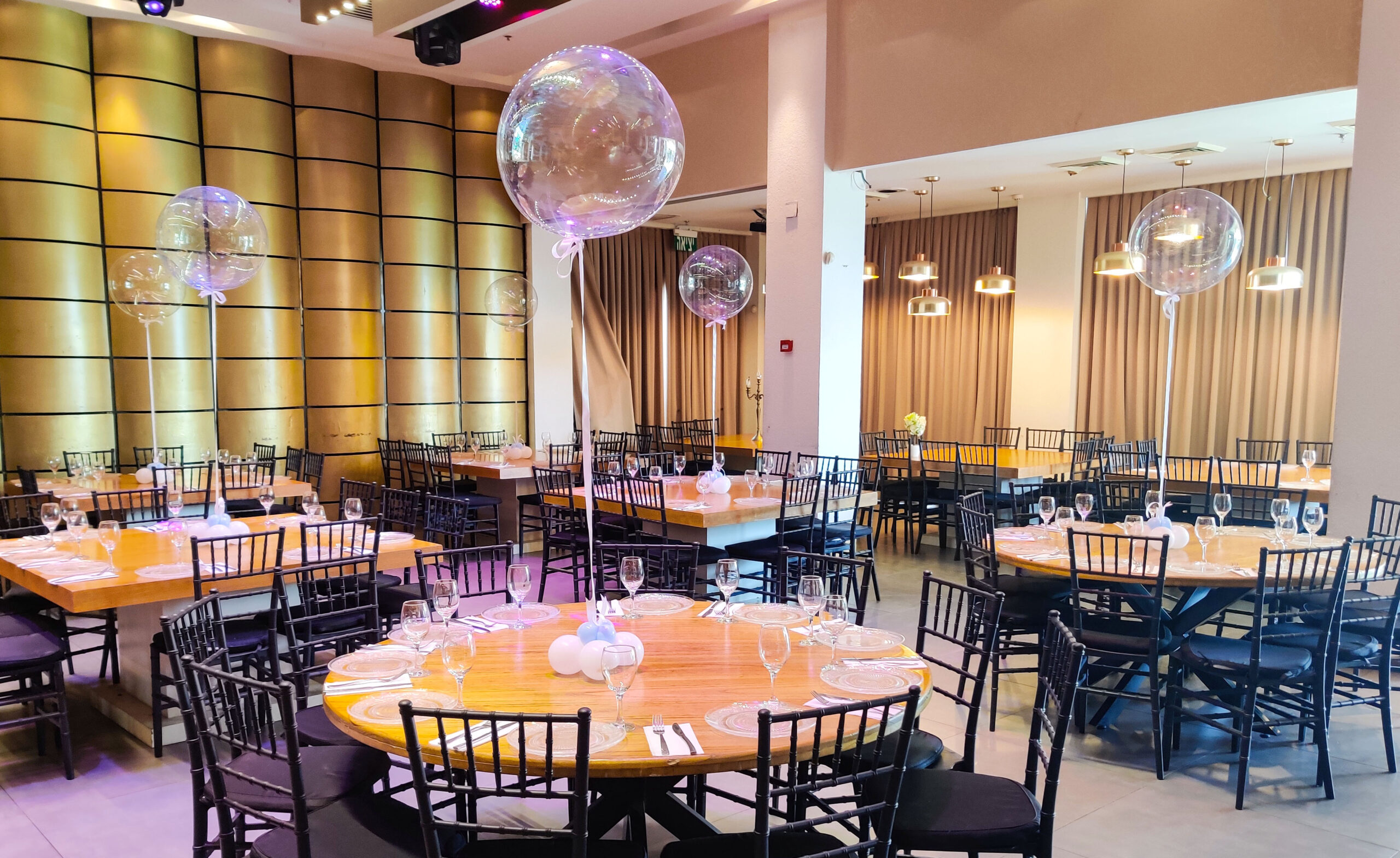 מרכזי שולחן מבלוני בועה שקופים בובו מרכזי שולחן מבלוני בועה שקופים בובו