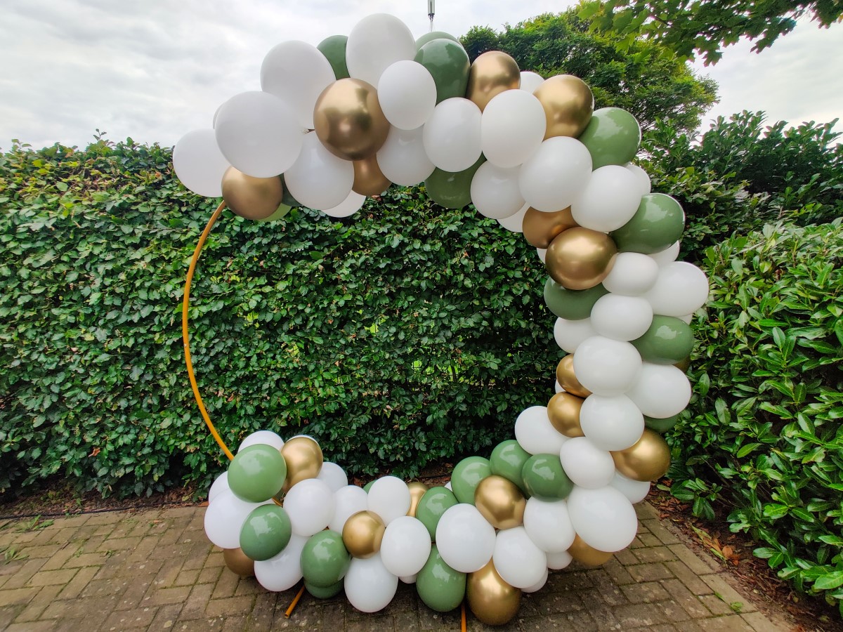 חישוק בלונים עיצוב אורגני חישוק בלונים עיצוב אורגני