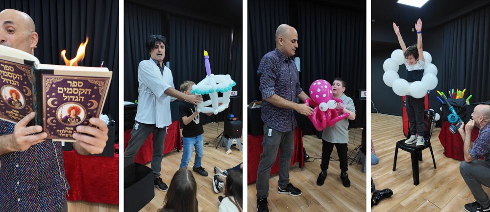 יום הולדת בלונים וקסמים עם ברק דגן
