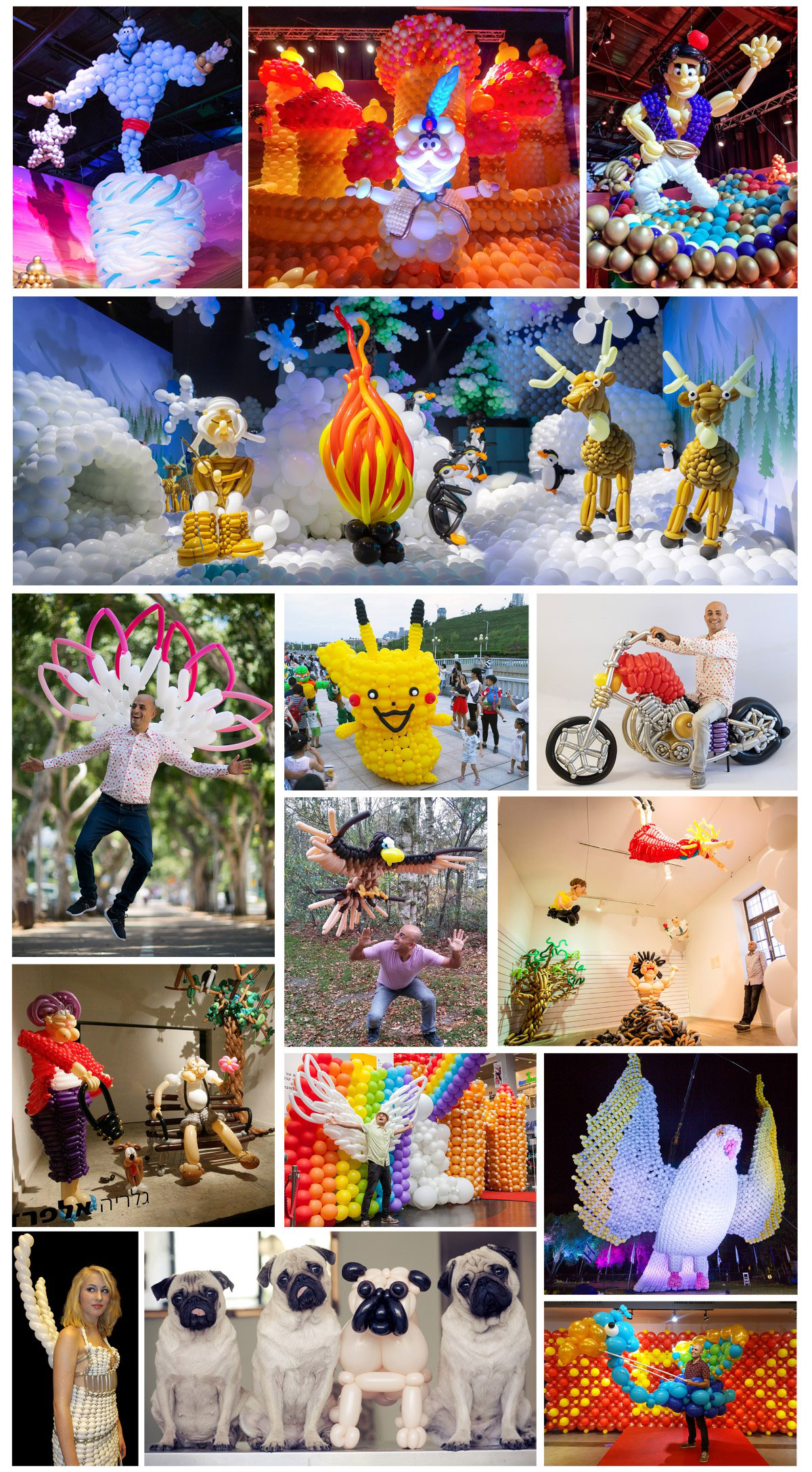 יצירות אומנות הבלונים של אומן הבלונים ברק דגן יצירות אומנות הבלונים של אומן הבלונים ברק דגן
